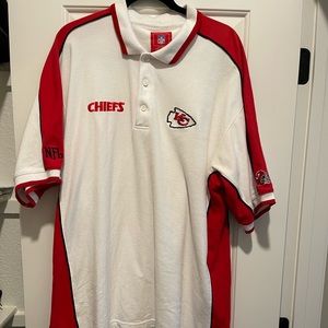 Mens kc chiefs button shirt
